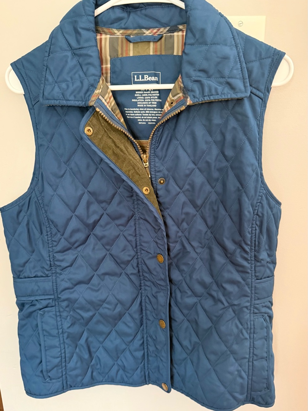 L.L. Bean Ridding Quilted Vest